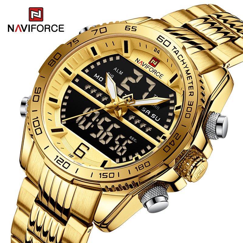Buy NaviForce NF9195 - Golden Watch Online at Best Price in Nepal ...